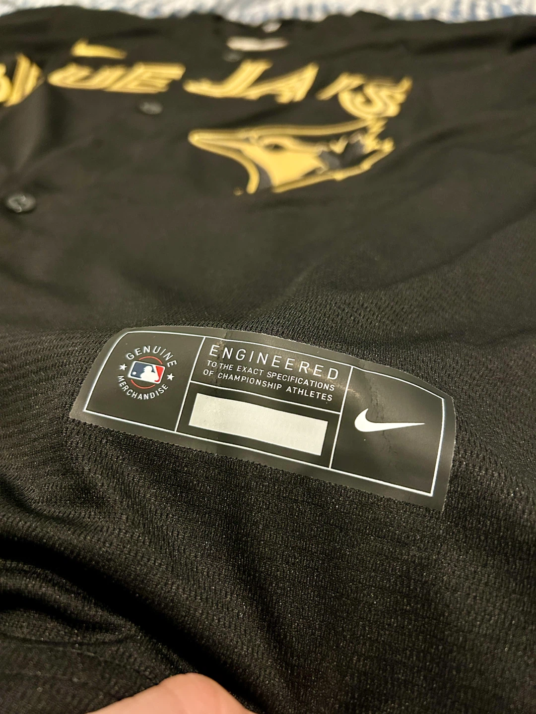 Blue Jays black and gold jersey (Brand new with Tag) CUSTOM MADE - photo 2