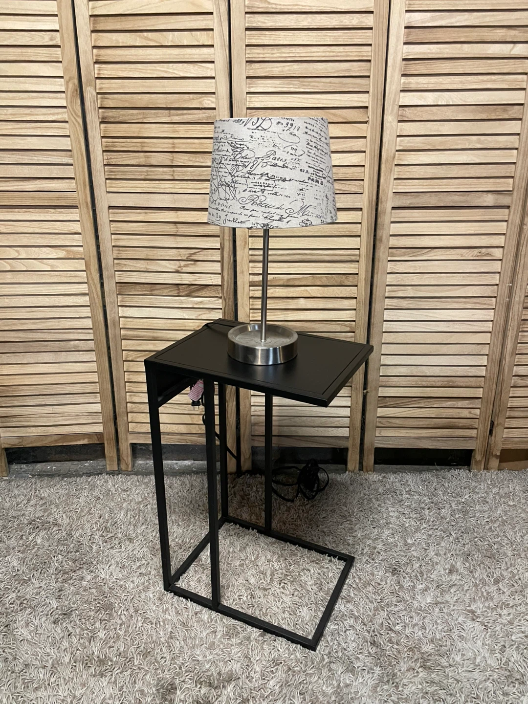 Side Table with USB portal - photo 2
