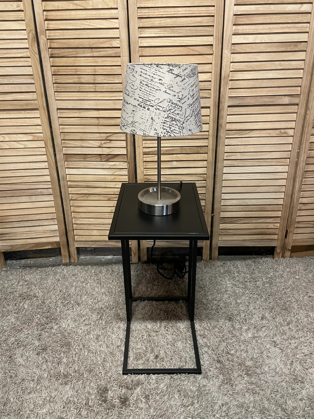 Side Table with USB portal
