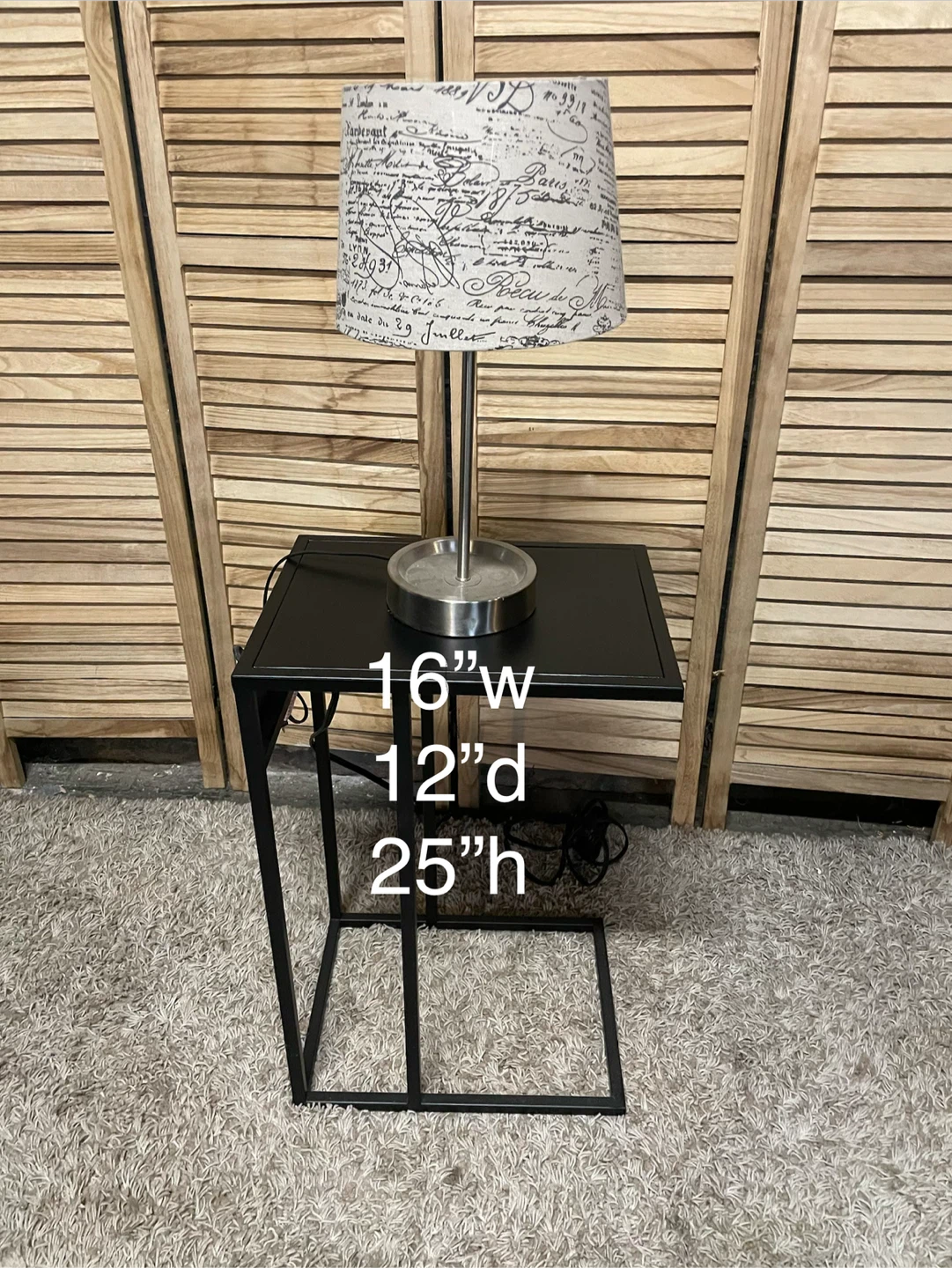 Side Table with USB portal - photo 5