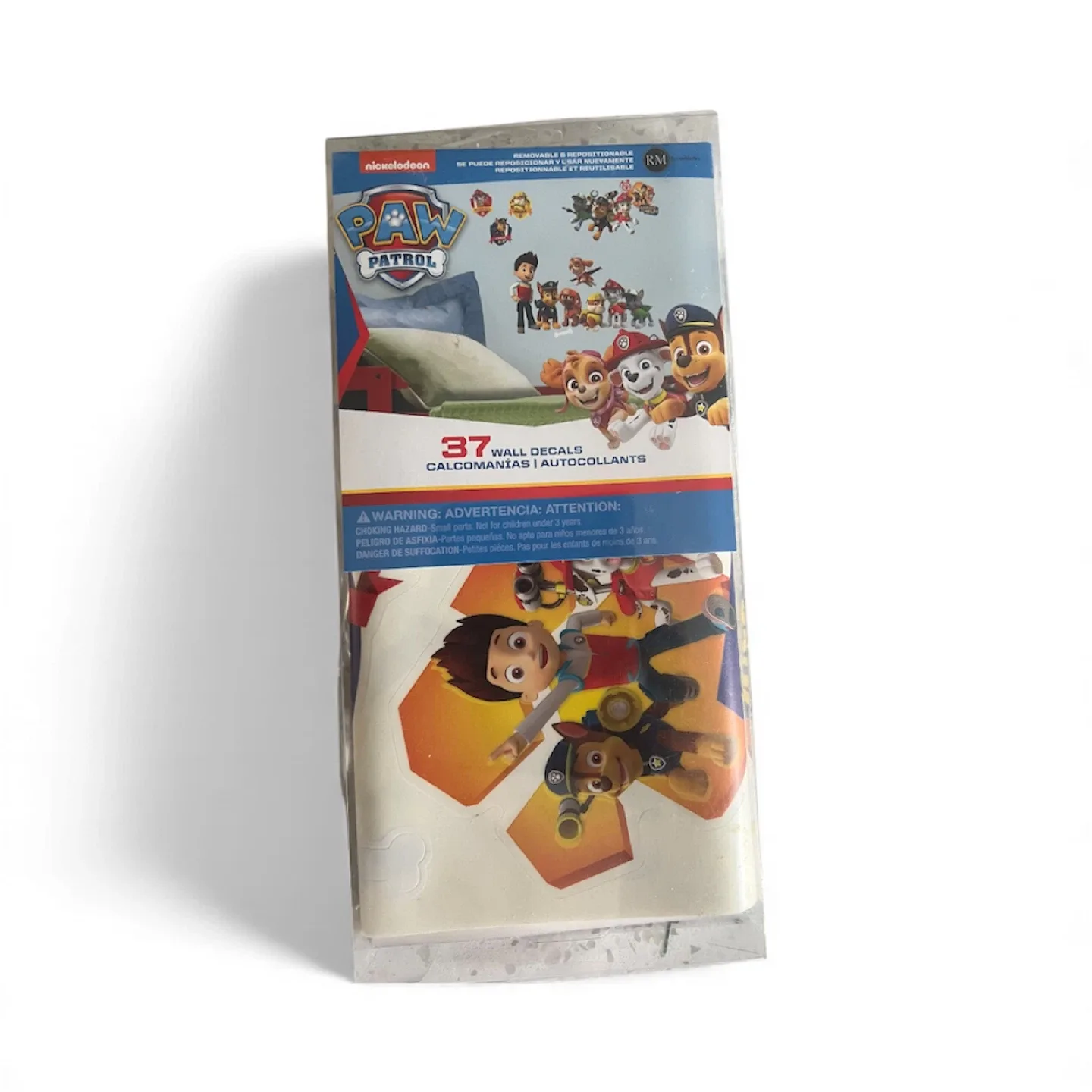 Paw Patrol 37 Peel & Stick Wall Decals - New