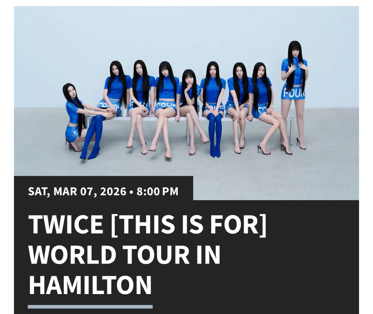 Twice [This is For] World Tour in Hamilton Ticket