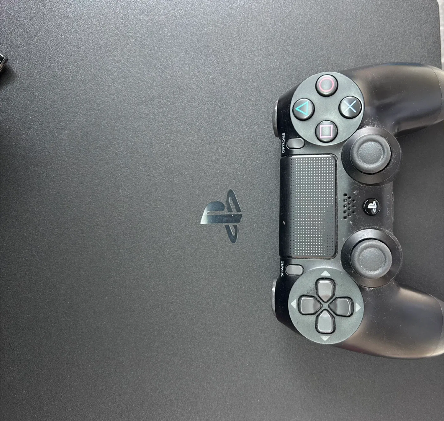 PlayStation 4 Console with Controller.