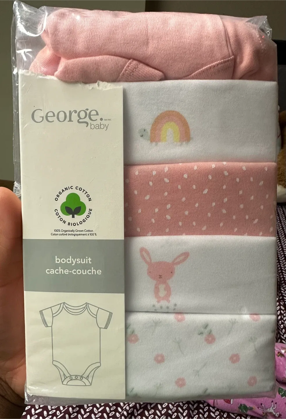 George Baby 3-6M Bodysuits - 5 Pack - NEW