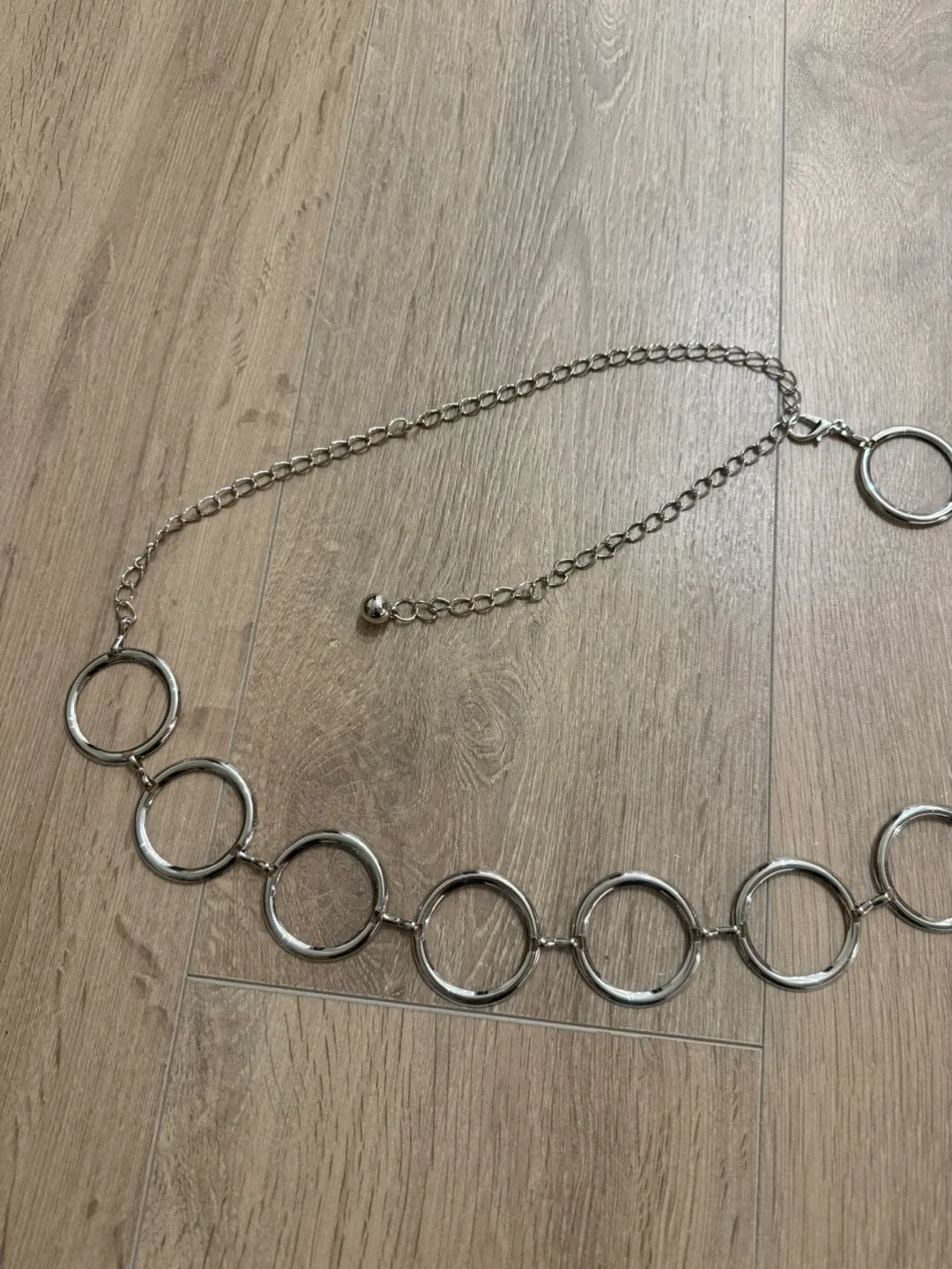 Silver Circle Chain Belt image indicator(3)