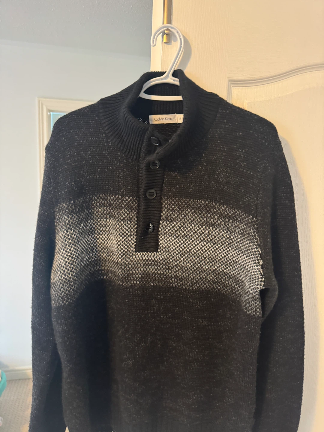 Calvin Klein L/G Sweater - Black & Grey, size L - photo 3