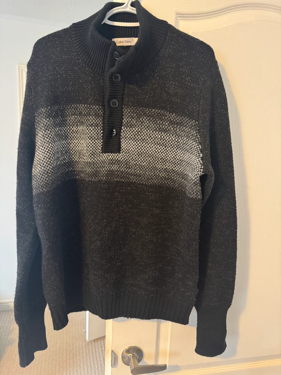 Calvin Klein L/G Sweater - Black & Grey, size L - photo 2