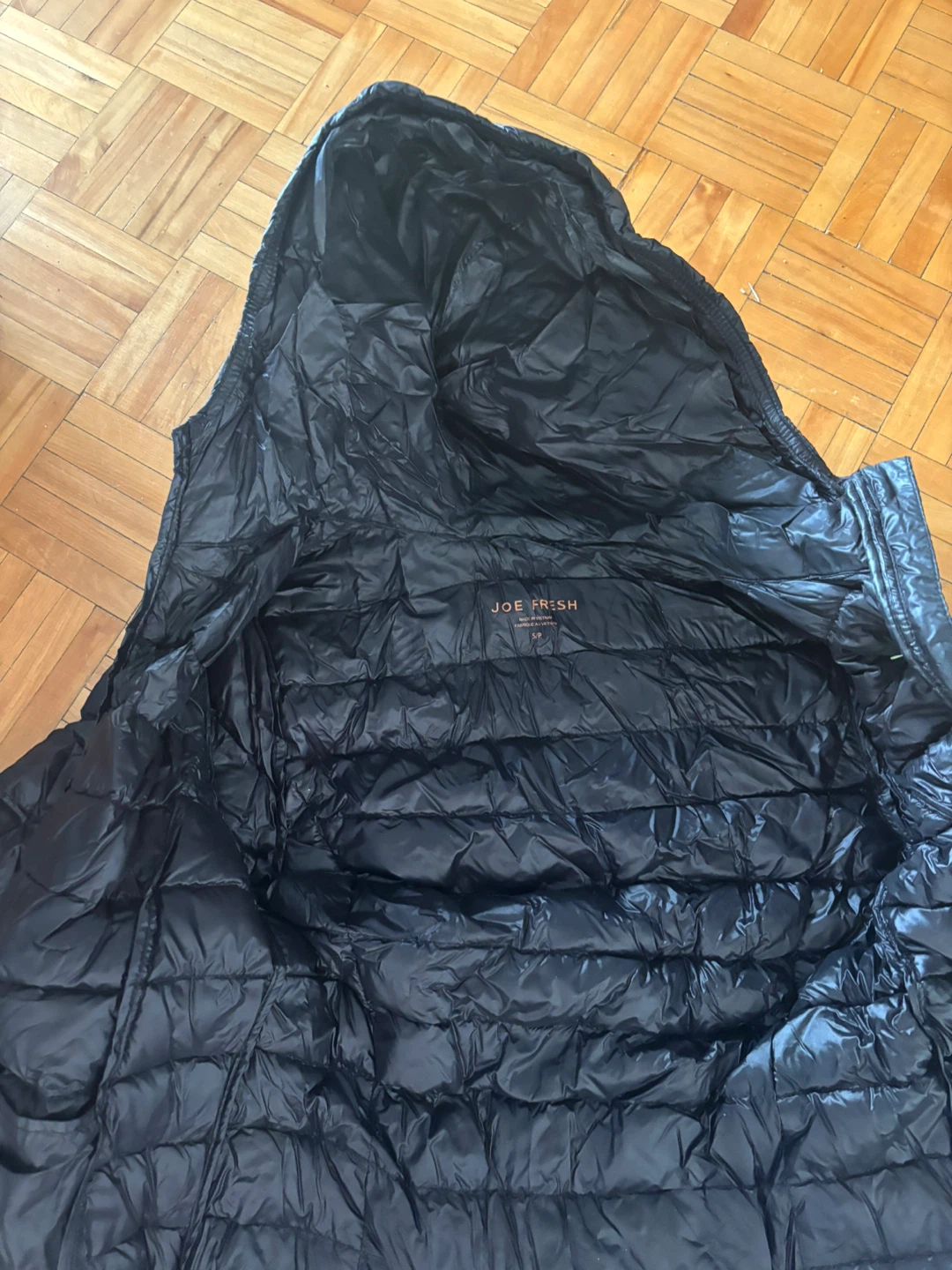 Joe fresh Women's Black Puffer Jacket with Hood - photo 2