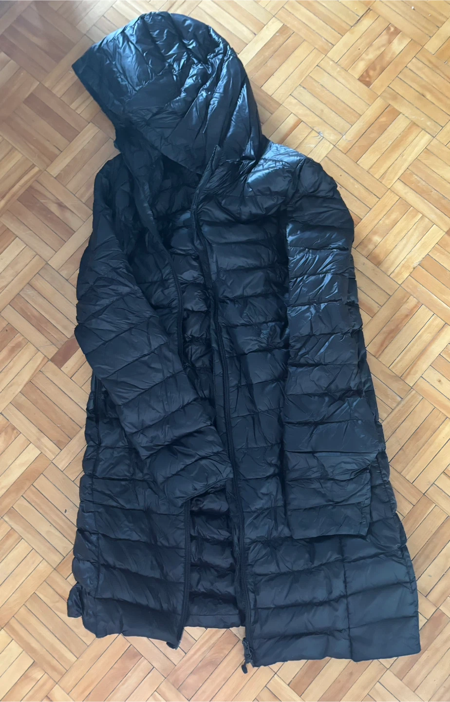 Joe fresh Women's Black Puffer Jacket with Hood - photo 3