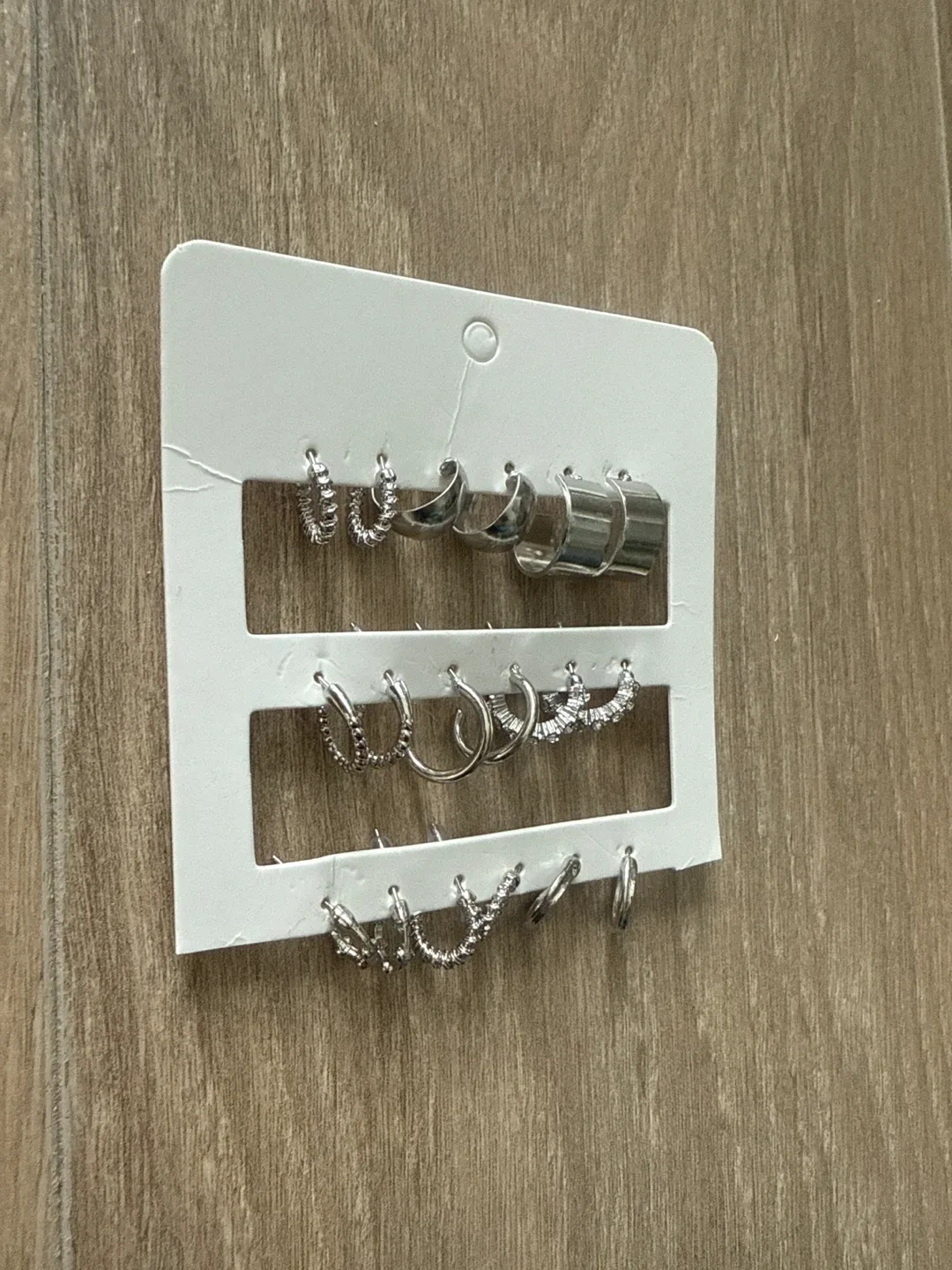 Silver Tone Earring Set - New! image indicator(3)