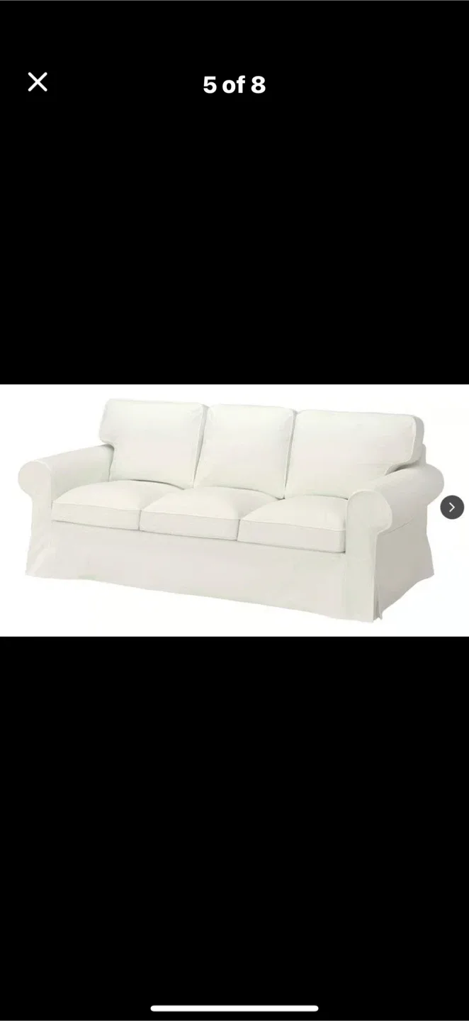IKEA UPPAND Sofa White Cover image indicator(2)
