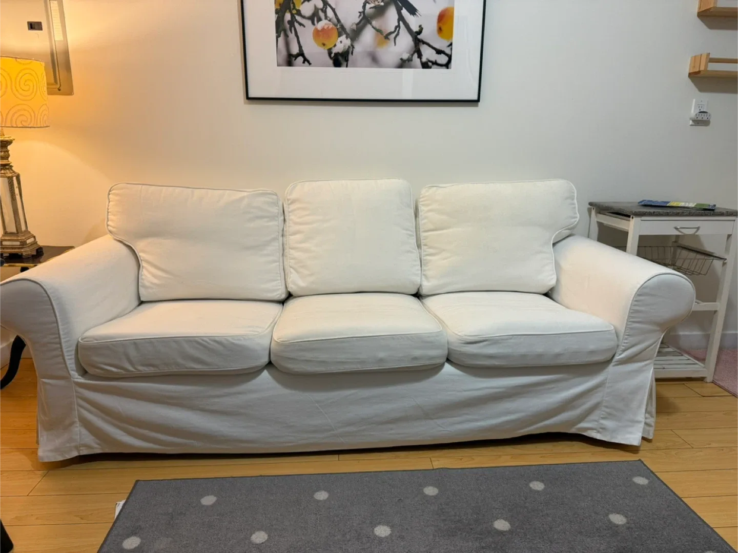 IKEA UPPAND Sofa White Cover