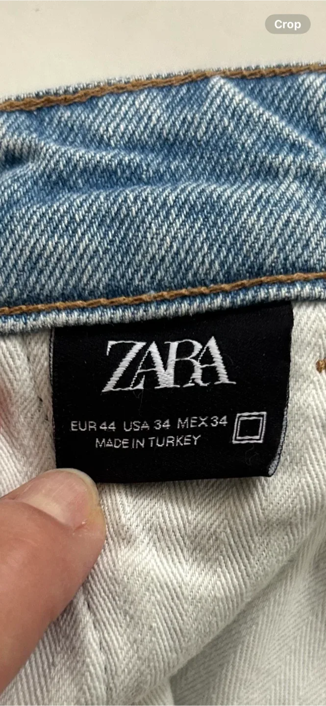 Zara Denim Standards Jeans Size 34 image indicator(4)