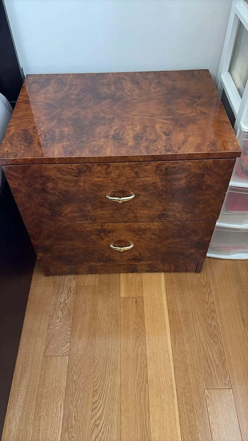 Bedroom Set - Bed, Dresser, Wardrobe, Nightstand