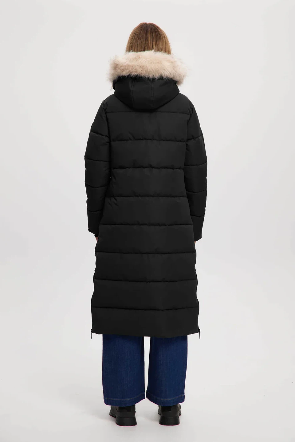 Noize Black Puffer Coat - photo 2