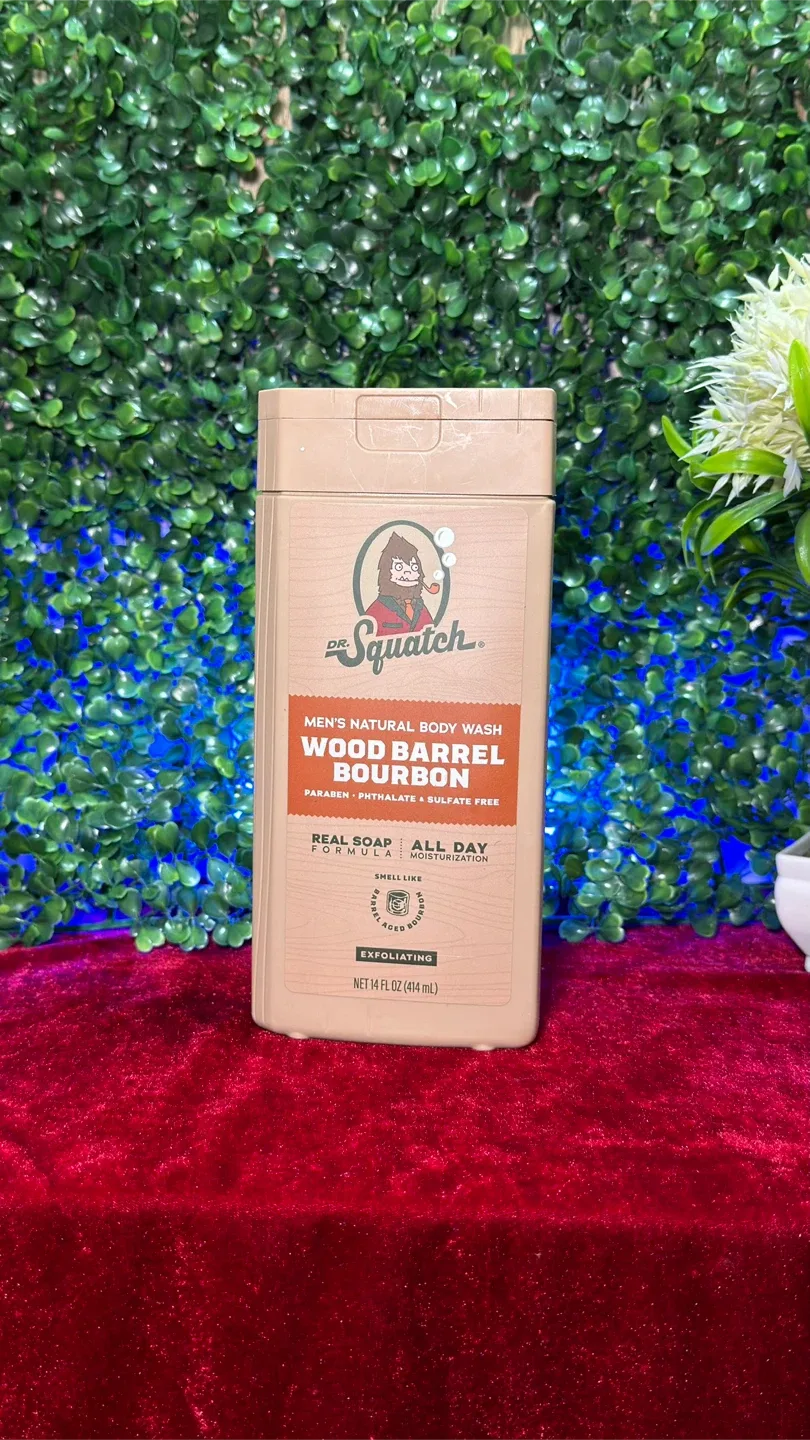 Dr. Squatch Wood Barrel Bourbon Body Wash - 14 fl oz