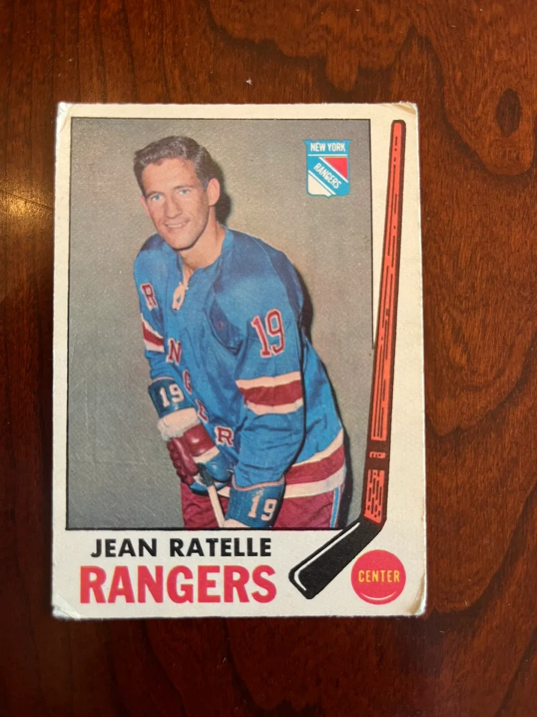 JEAN RATELLE 1969-70 O-PEE-CHEE # 42 RANGERS