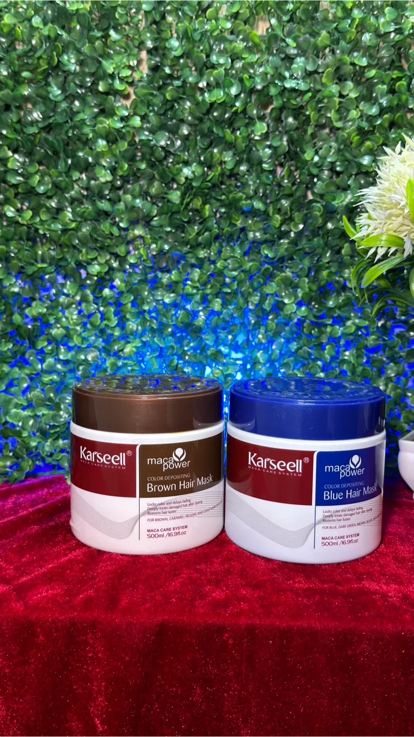 Karseell Maca Power Hair Mask (Brown/Blue)