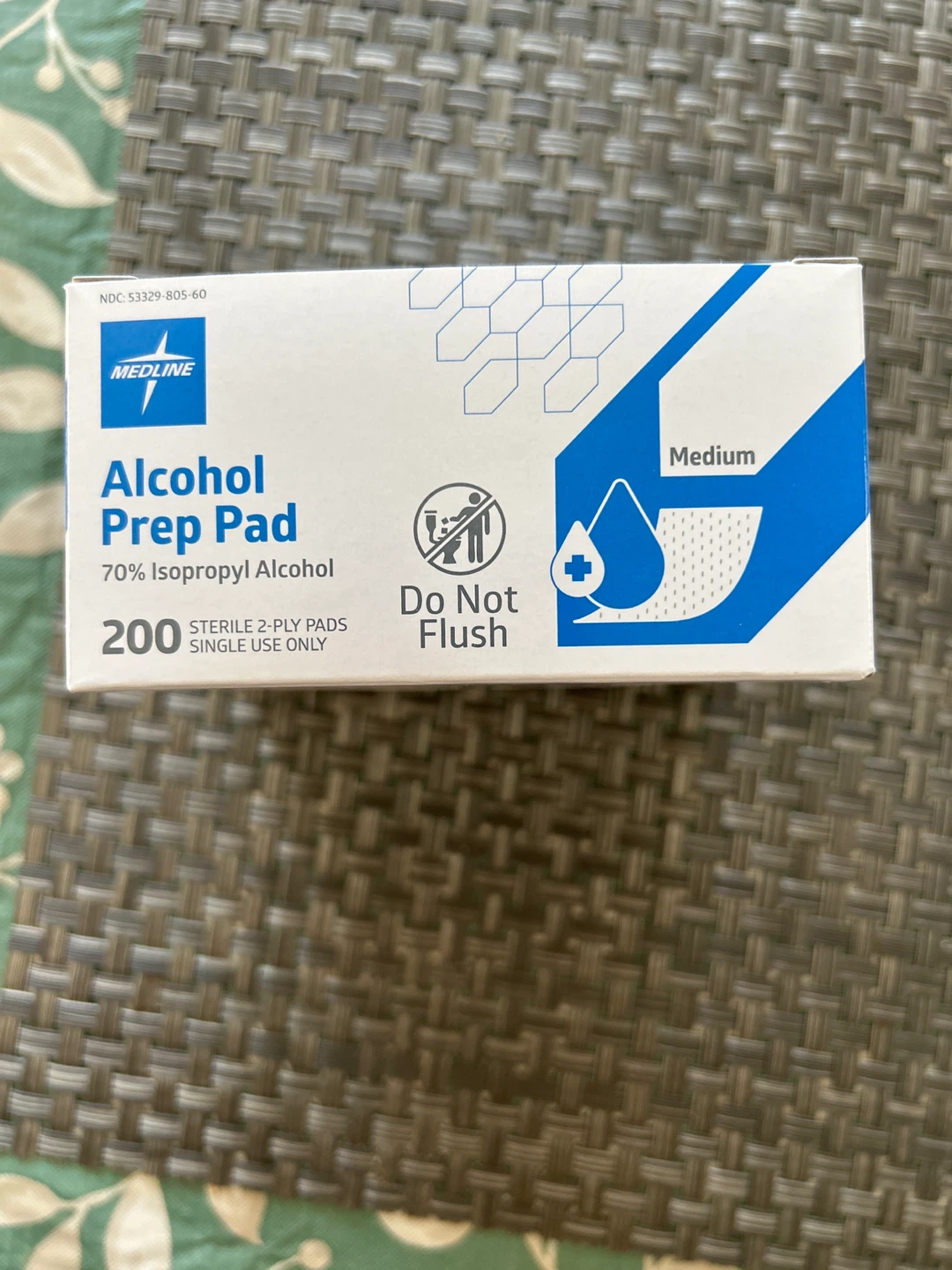 Medline Alcohol Prep Pads, 200 Count