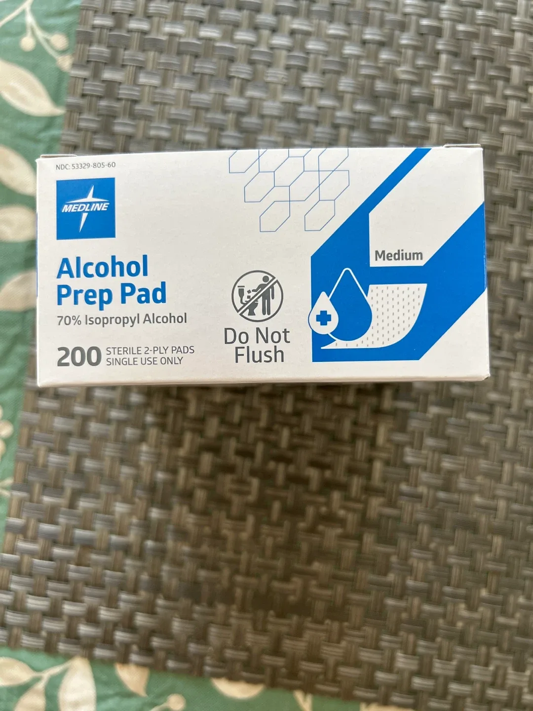 Medline Alcohol Prep Pads, 200 Count