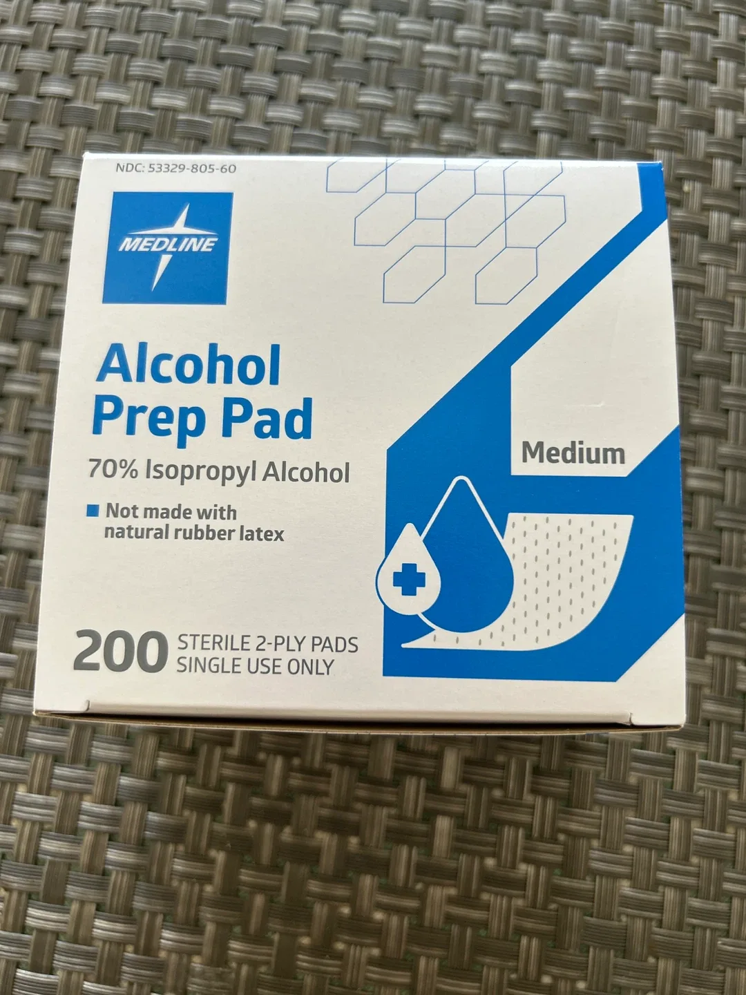 Medline Alcohol Prep Pads, 200 Count image indicator(2)