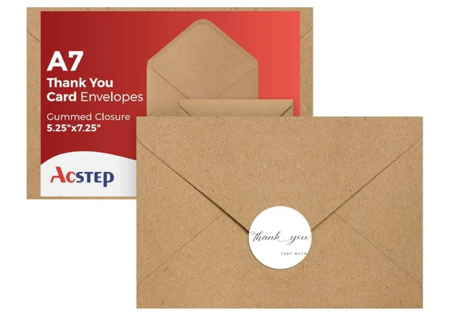 Acstep Thank You Cards & Envelopes Set - NEW image indicator(2)