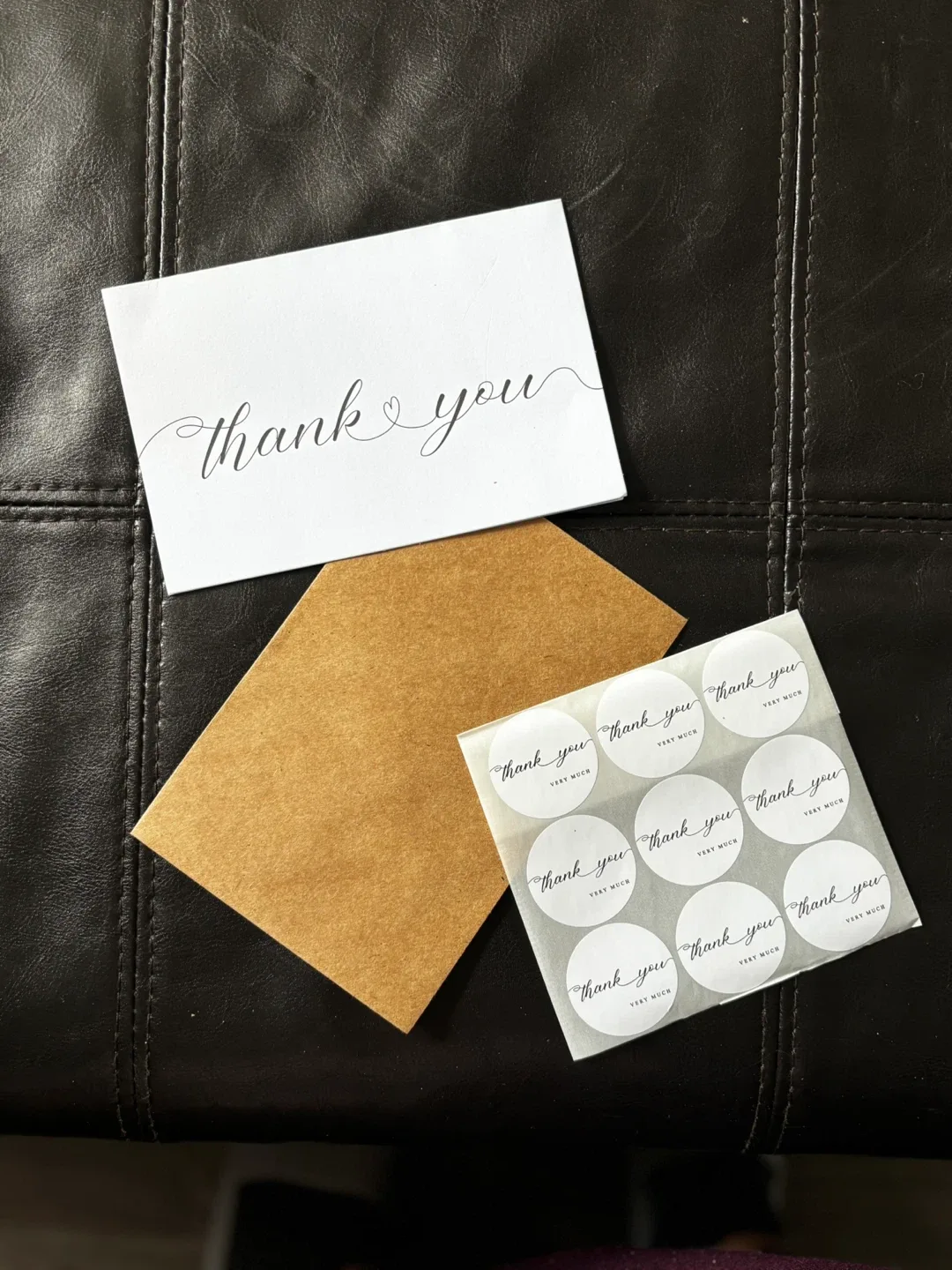Acstep Thank You Cards & Envelopes Set - NEW