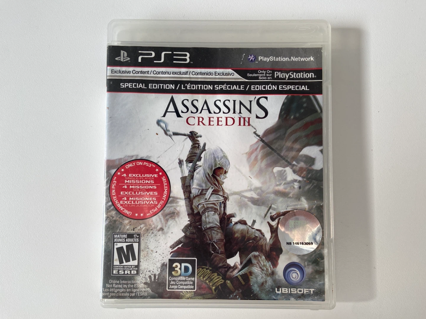 Assassin's Creed III - PS3 Game