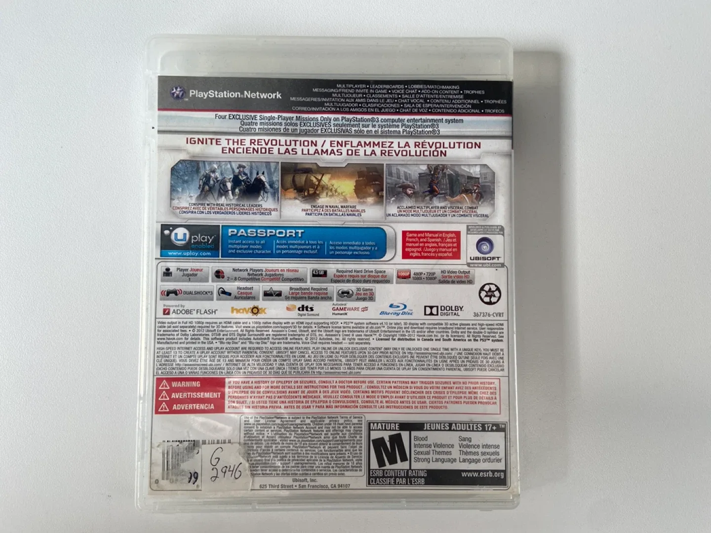 Assassin's Creed III - PS3 Game image indicator(3)