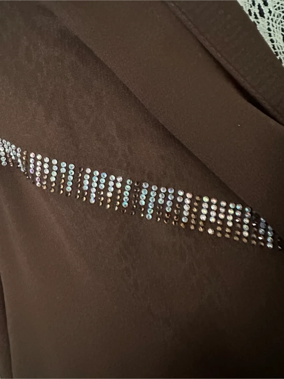Brown Chiffon Shawl - New - $15 - East York image indicator(2)