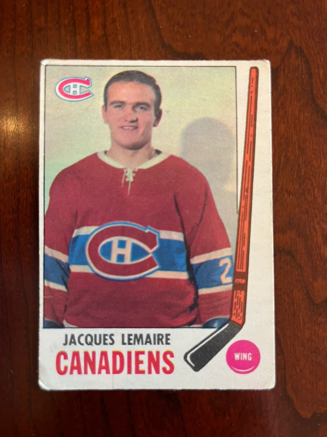 1969-70 O-Pee-Chee Jacques Lemaire Montreal Canadiens #8