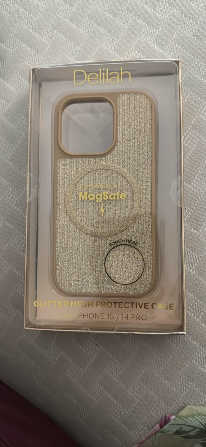New Delilah Glitter Mesh iPhone 15/14 Pro Case