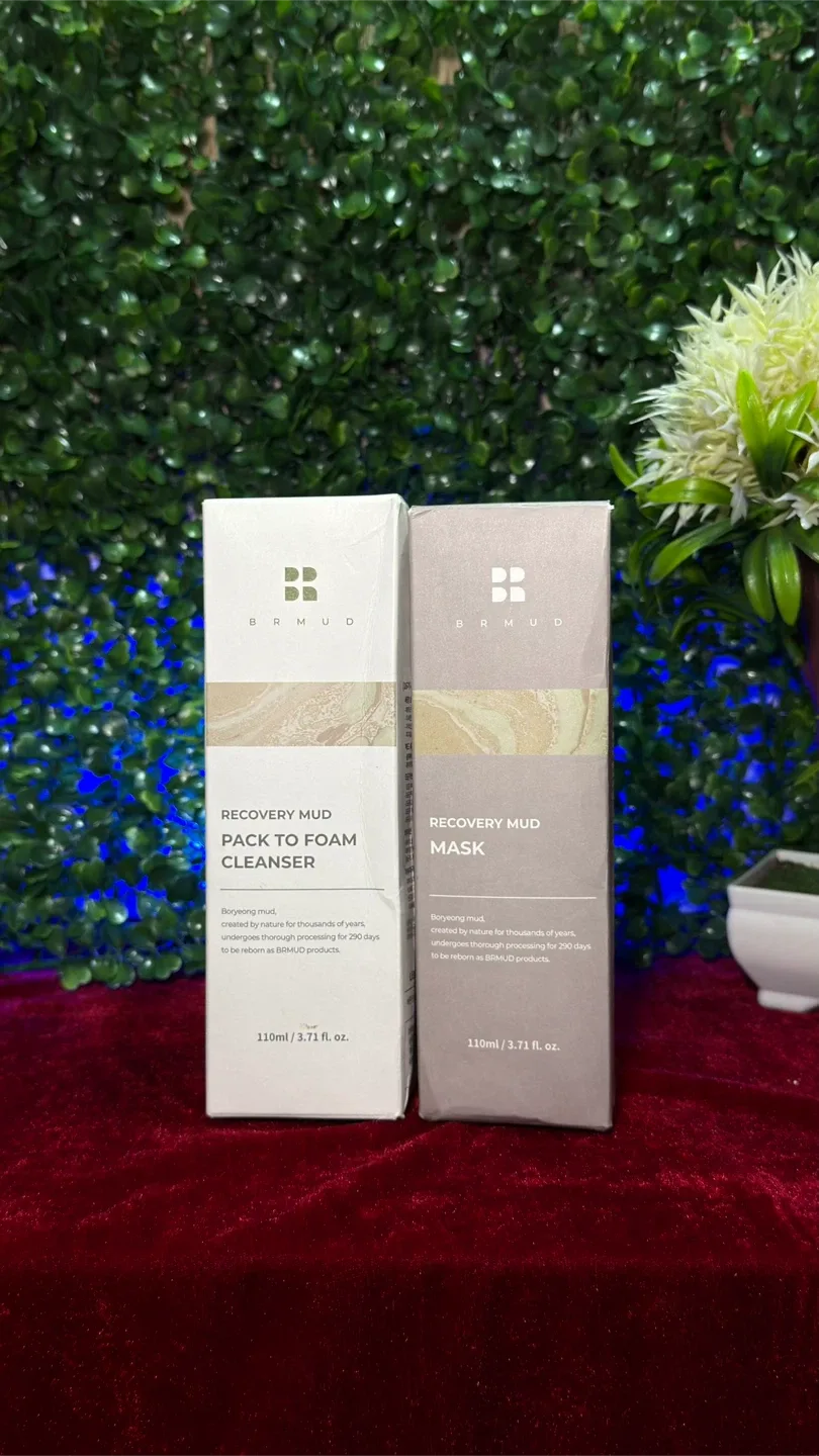 BRMUD Recovery Mud Pack to Foam Cleanser & Mask