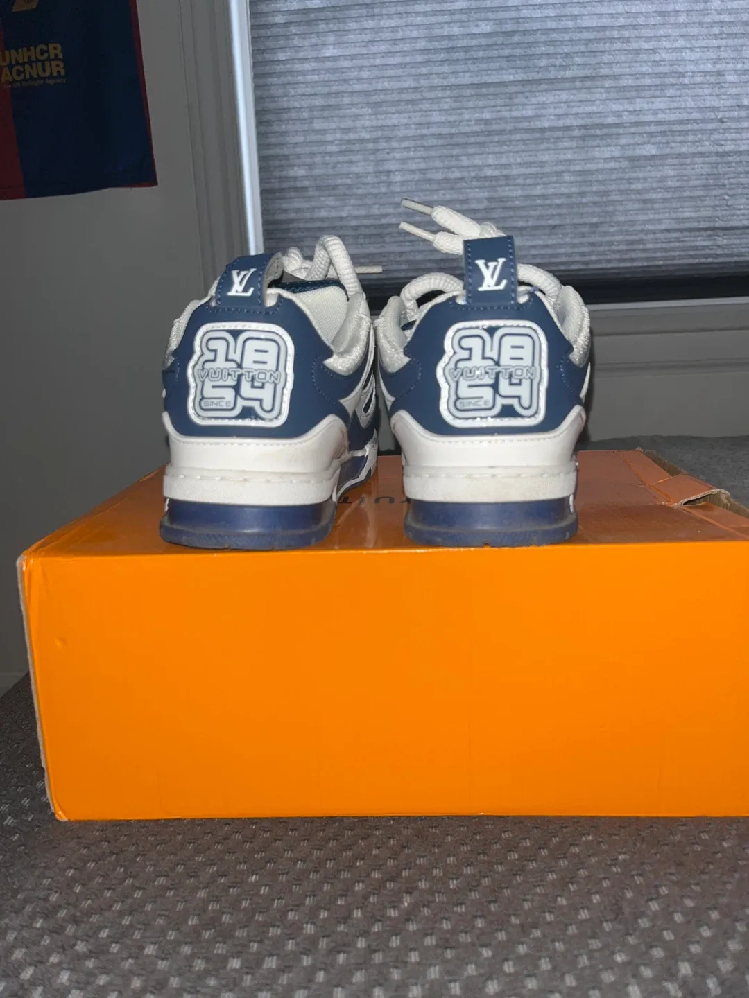 Louis Vuitton 1854 Blue/White Shoes image indicator(4)