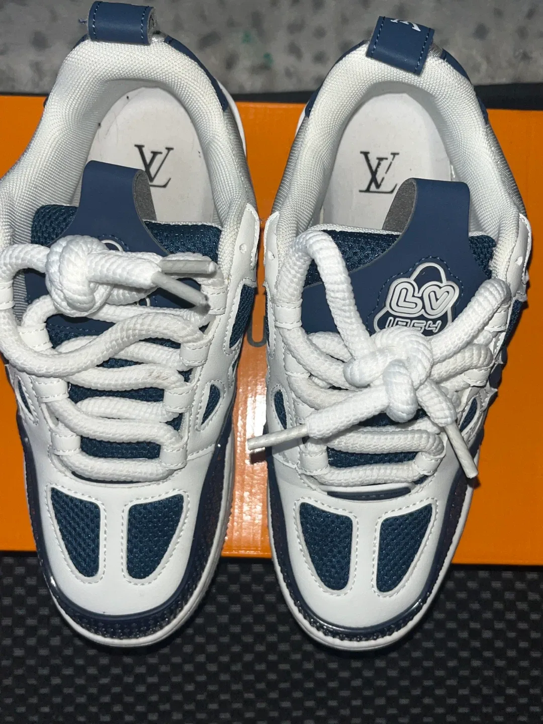 Louis Vuitton 1854 Blue/White Shoes image indicator(3)