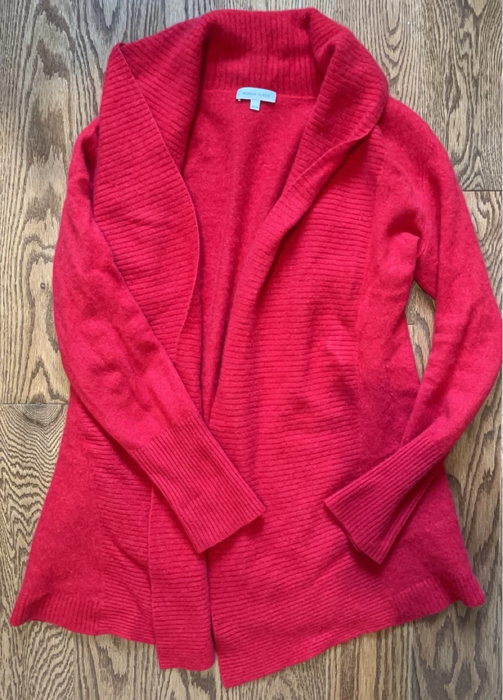 Hudson North Red Cashmere Cardigan M/M