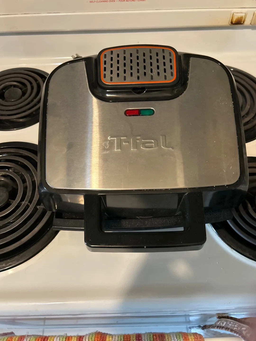 T-fal Electric Grill / Panini Press (Stainless & Black)