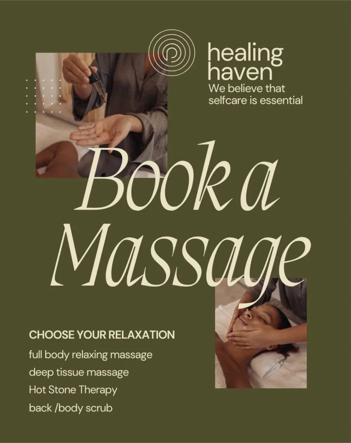 Massage therapy for male and female