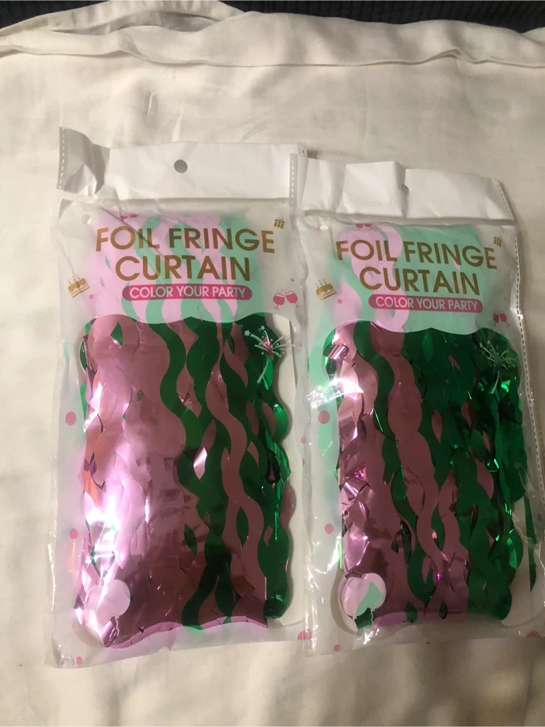Foil Fringe Curtain - Colour Your Party