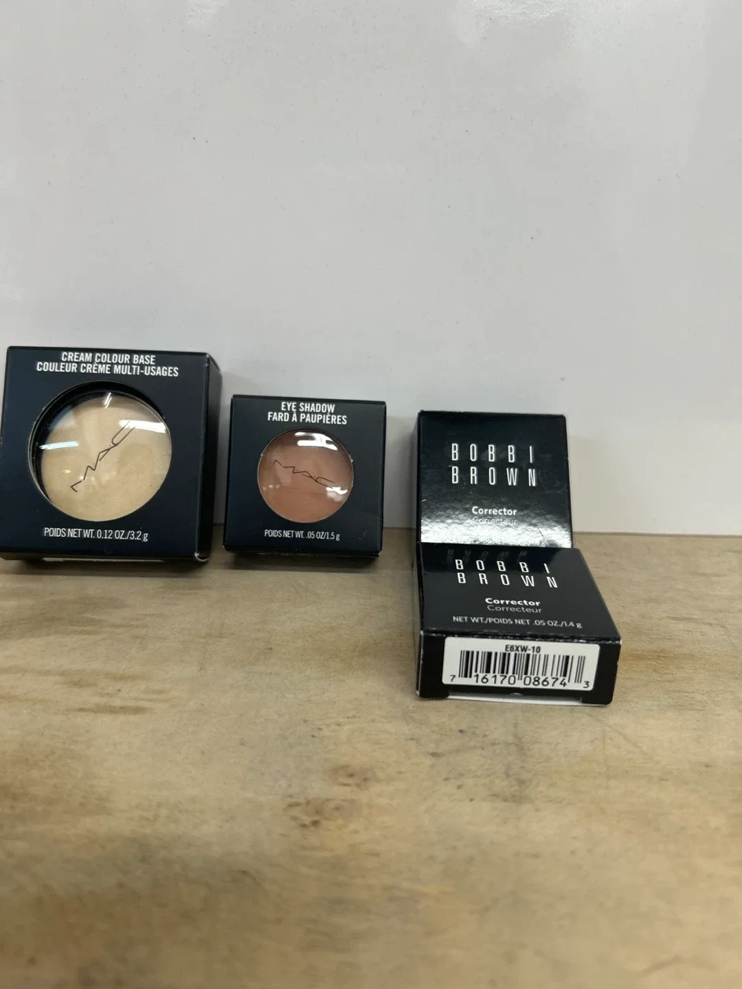 MAC Cream Colour Base & Eye Shadow, Bobbi Brown Corrector
