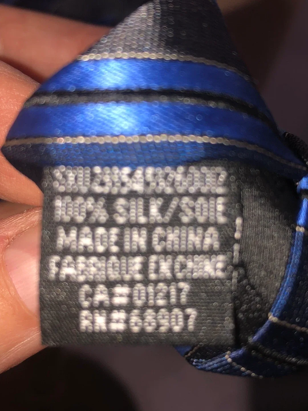 Men’s Blue Tie. LeChateau. image indicator(5)