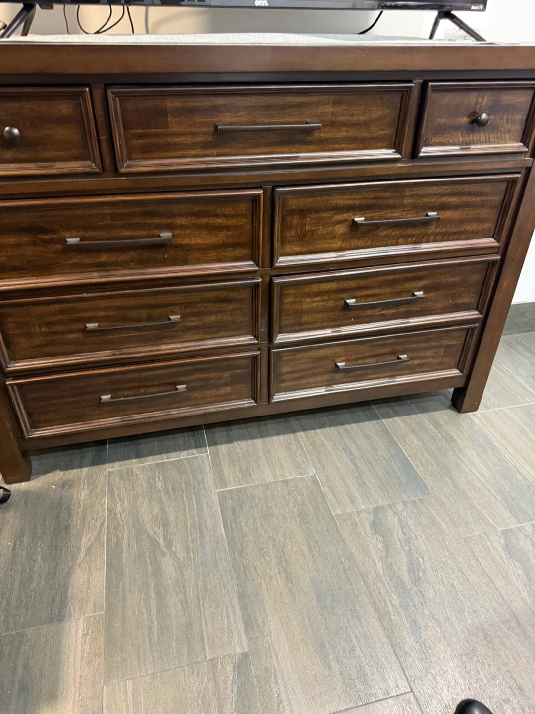 Wood Dresser and Headboard Set image indicator(3)