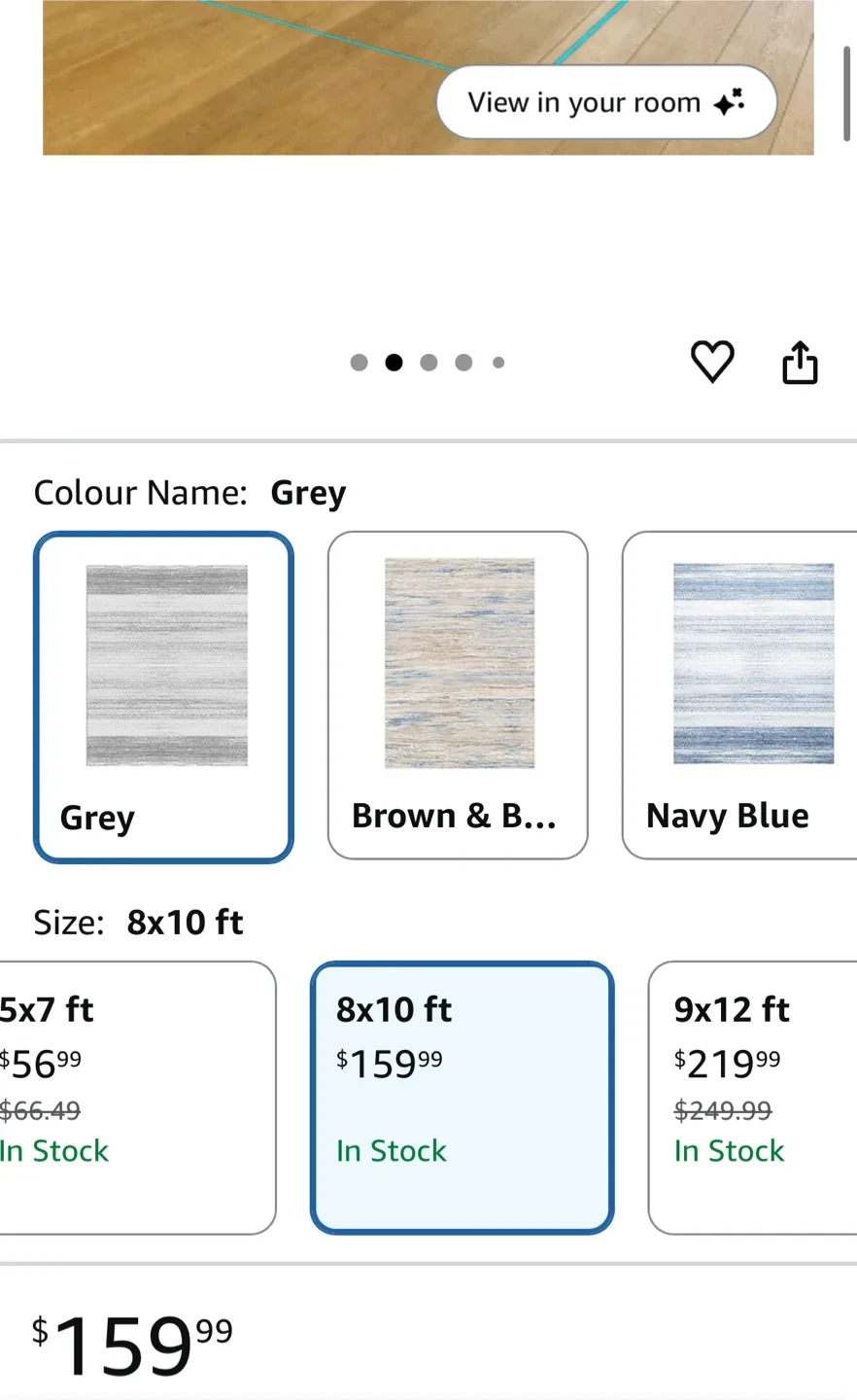 8x10 ft Grey Area Rug - Pet & Kid Friendly! image indicator(10)