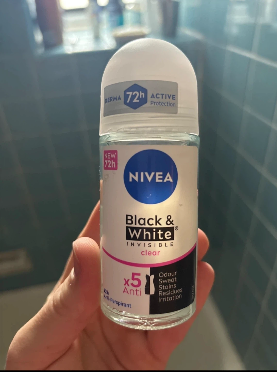 Nivea Black & White Invisible Clear 50ml