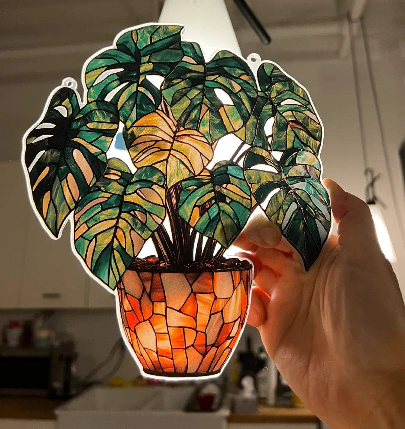 Monstera Suncatcher (acrylic)