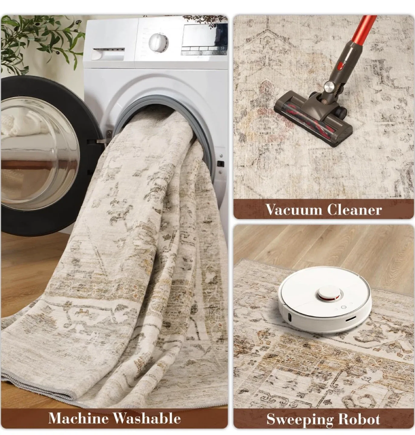 5x7 ft Area Rug - Machine Washable image indicator(5)