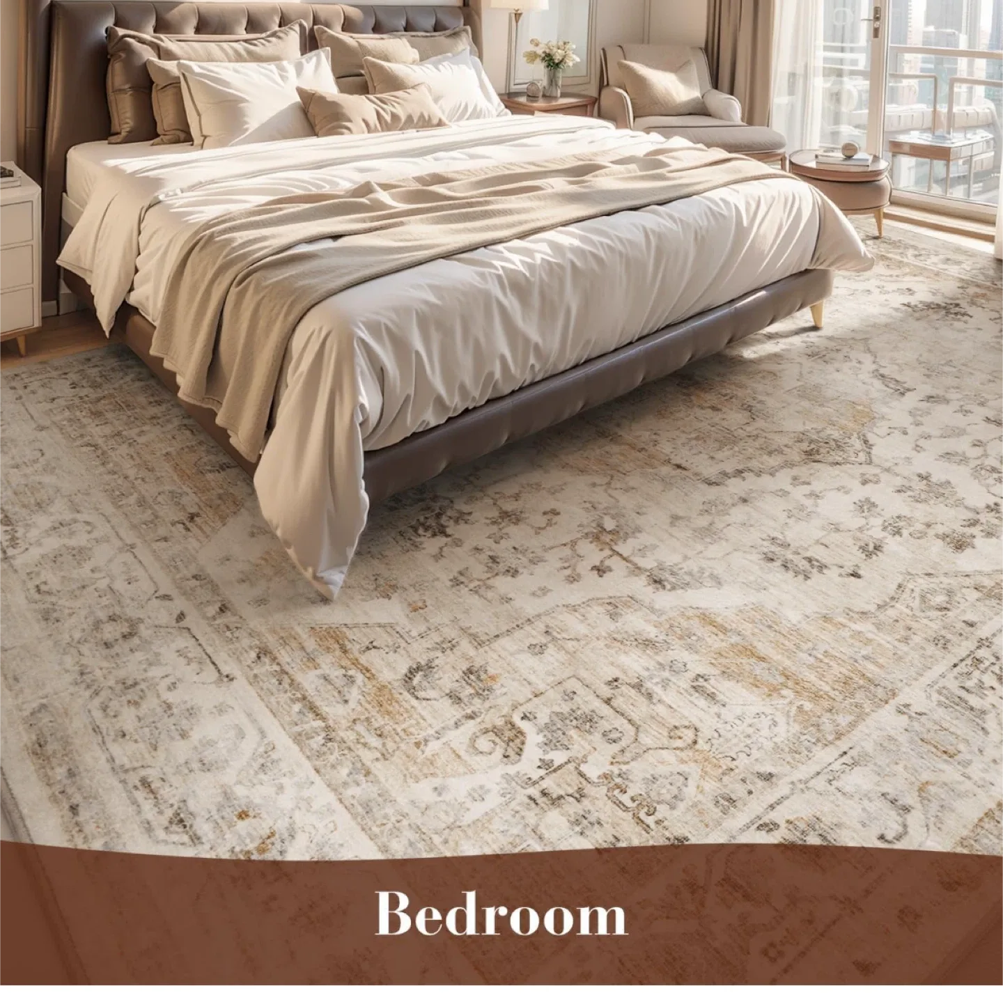 5x7 ft Area Rug - Machine Washable image indicator(3)