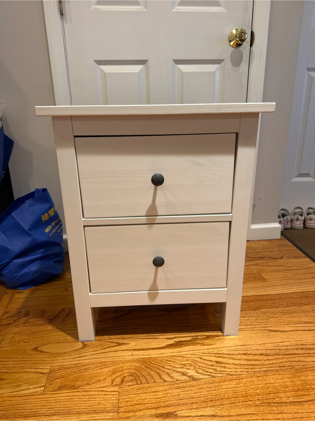 IKEA Hemnes Nightstand - White Stain - photo 4