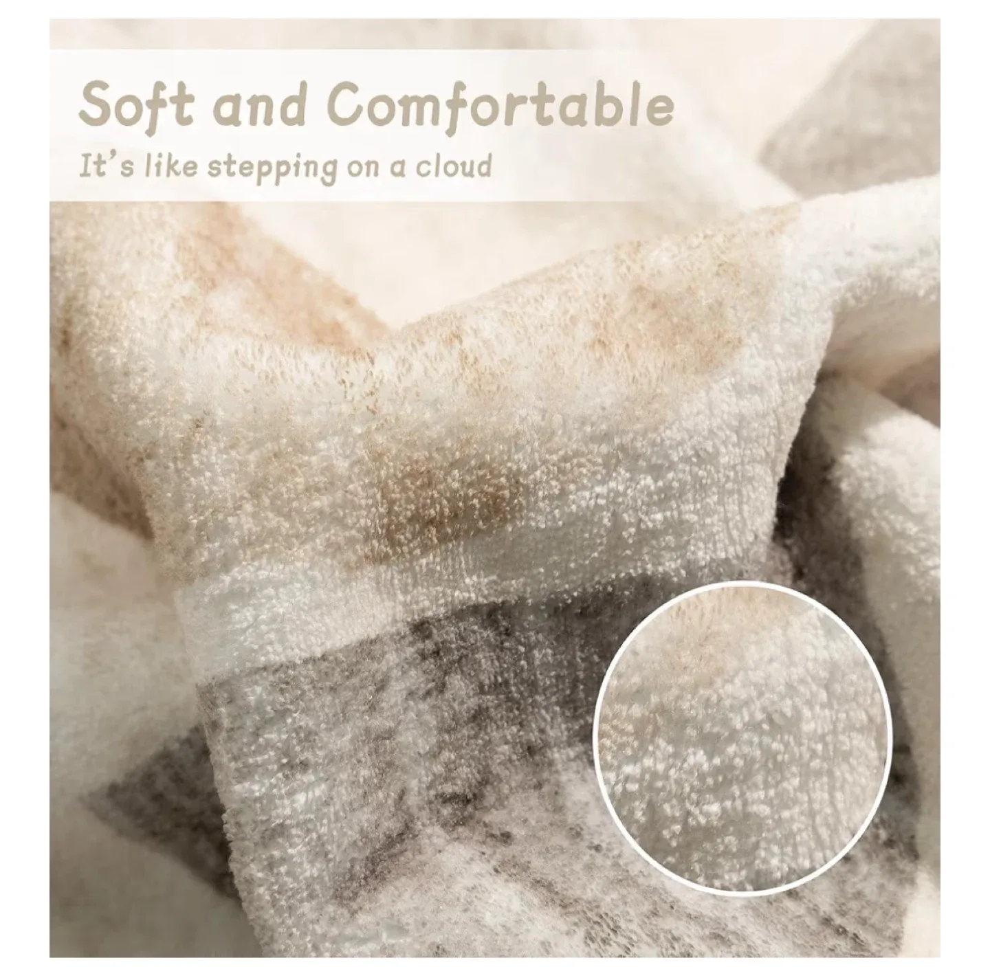 Geometric Pattern Area Rug 7x5 ft- Machine Washable image indicator(5)