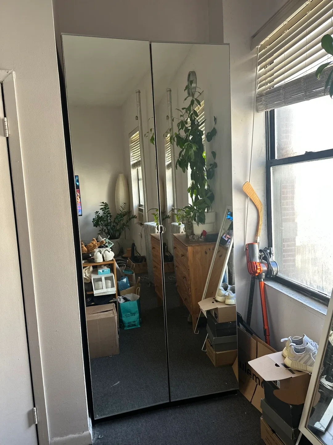 Wardrobe with Mirrored Doors